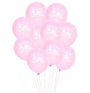 Roze Ballonnen Set 15 stuks - It's a Girl - Gratis Ballonslinger - Babyshower - Kraam Cadeau - Geboorte - Hoera een Meisje