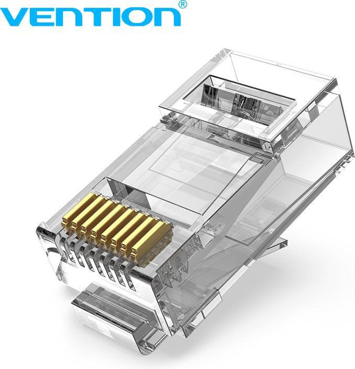 Vention RJ45 connectors CAT 6A UTP - 50 stuks
