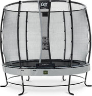 Trampoline EXIT Elegant Premium - ø253cm+net Deluxe - grijs