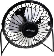 Deluxa USB - Bureau ventilator - Zwart