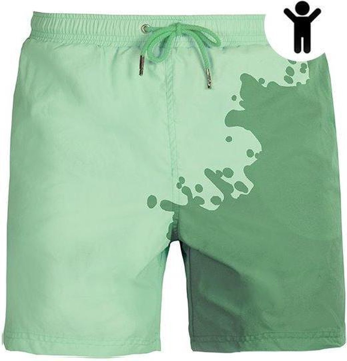 Mint - Groen | Kleurveranderende zwembroek
