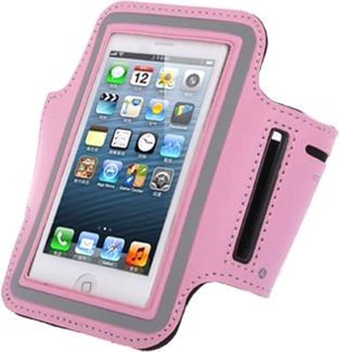 Mobigear Sportarmband Roze voor Apple iPhone 5 / 5S / 5C / SE