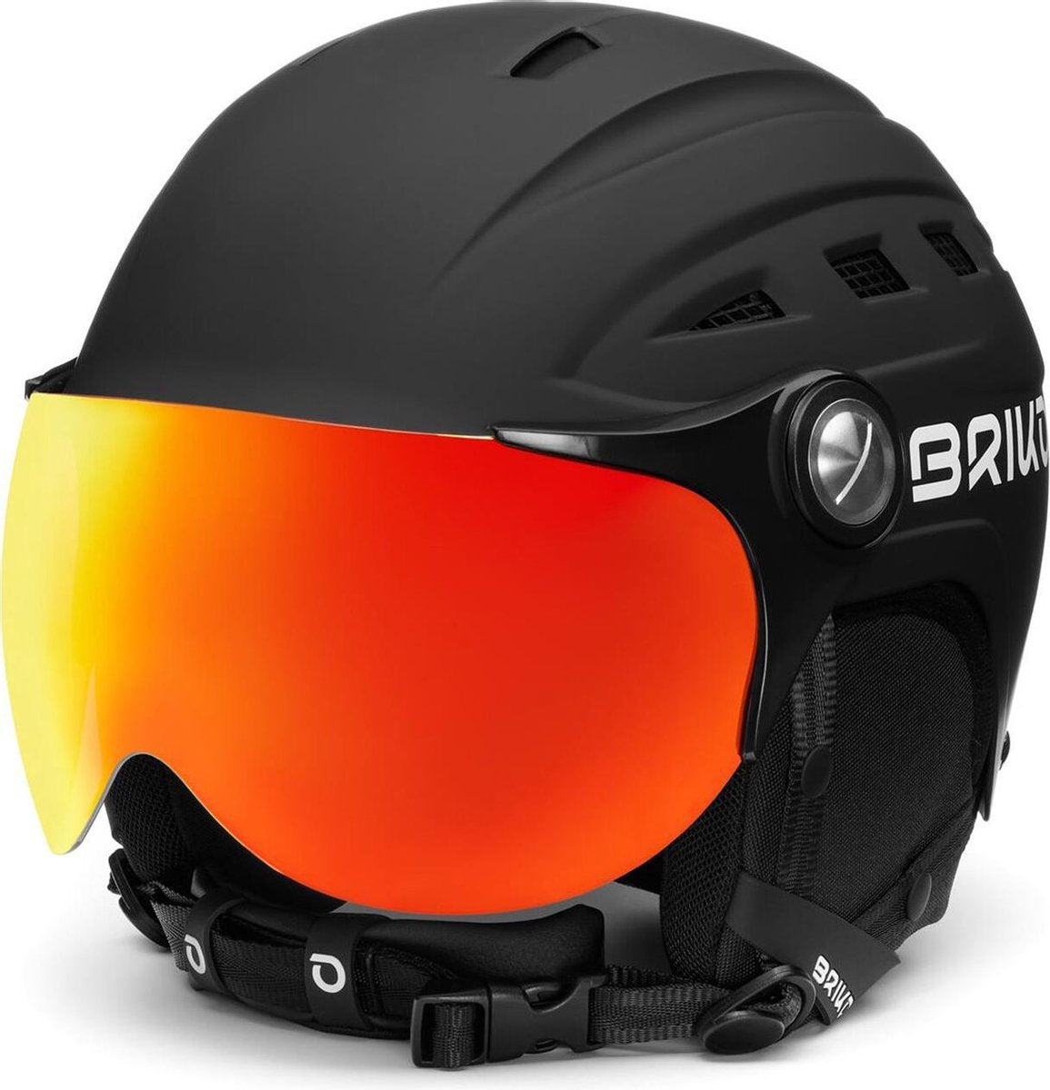 Briko Zante Visor Matt Black - Maat M