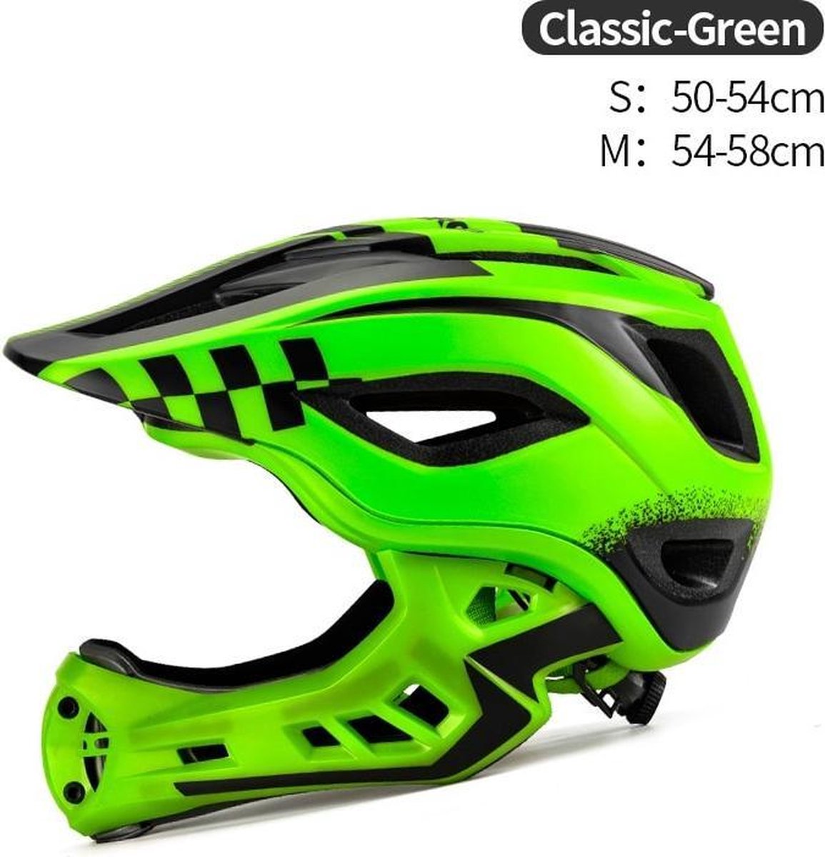 Baymate 2 In 1 Volledige Bedekt Kind Helmen Fiets Fietsen Dieren Kinderen Helmen EPS Sport Veiligheid Hoeden Voor Parallel Auto Green M