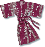 Traditionele Japanse Kimono Yukata Sakura Rood 100% katoen