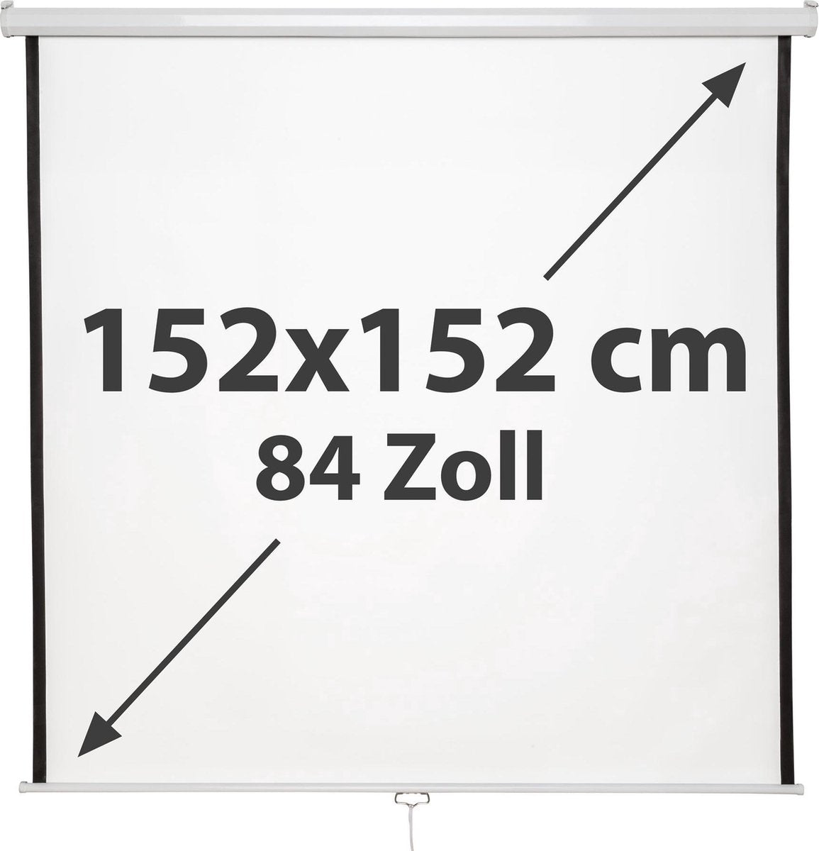 TecTake -  beamerscherm 84 inch - oprolbaar - 402081