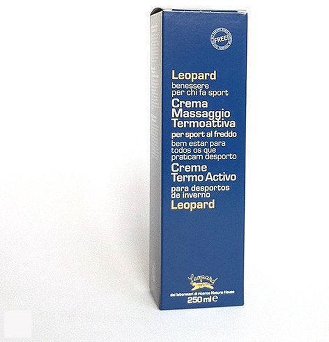 Leopard -Warmte  Massagecrème-250 ml.