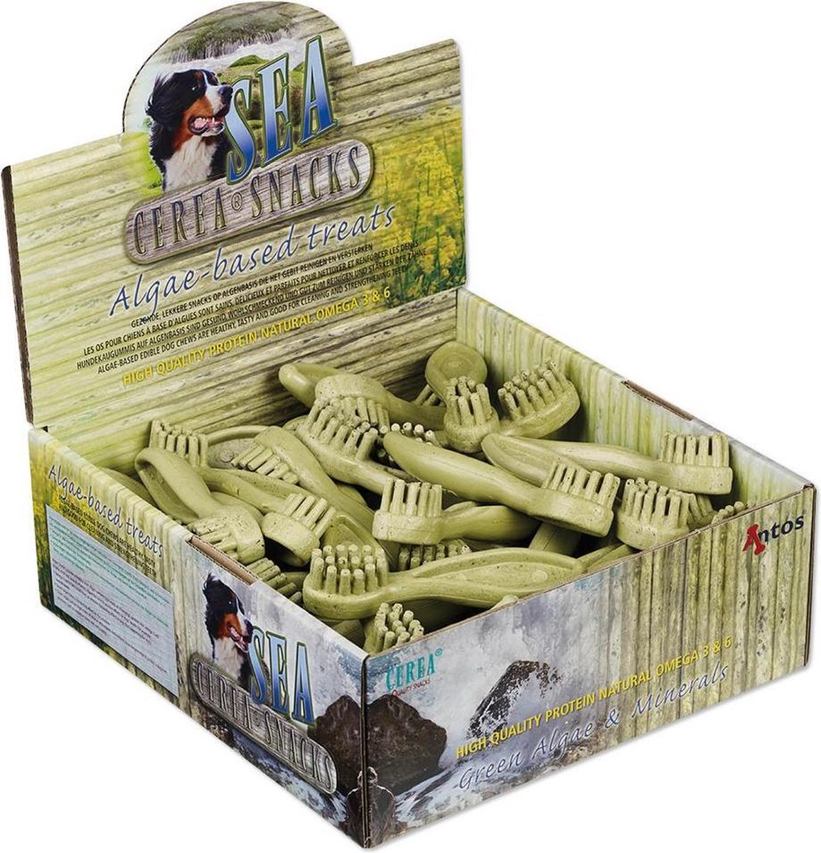 10 x Tandenborstel Snacks Dentasticks Dentastick Gebit Hond Reinigen Denta Sticks Stix Snacks Algen