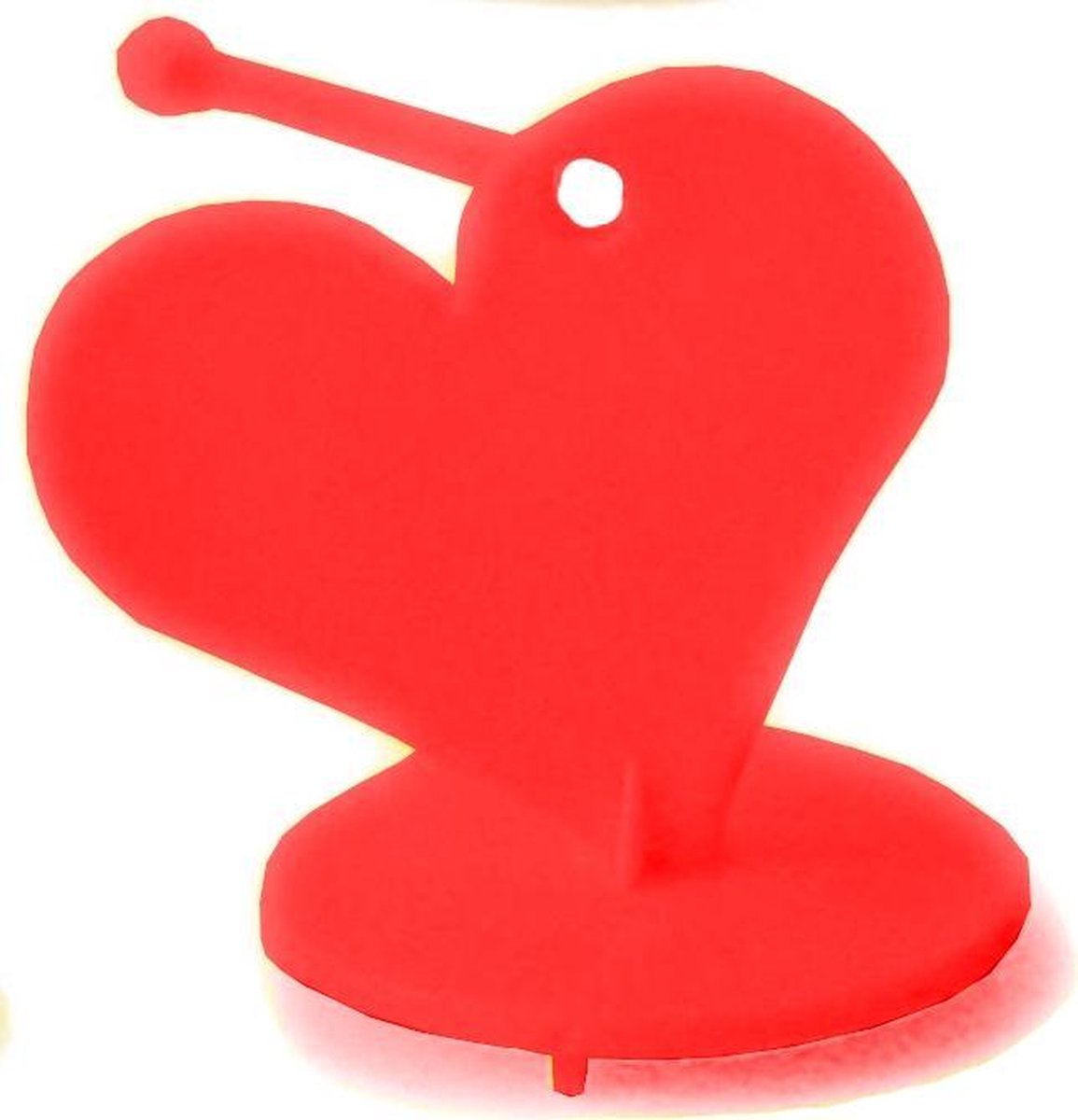 Folat Ballongewicht Hart Junior 15 Gram Rood