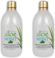 Lifestream Biogenic Aloë Mint Sap – Organic - 99.5% Puur- Frisse Mintsmaak - Voordeelset 2X 500 ml.