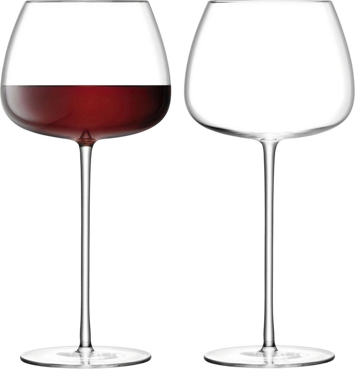 L.S.A. Wine Culture Rode Wijnglazen - 590 ml - Set van 2 Stuks