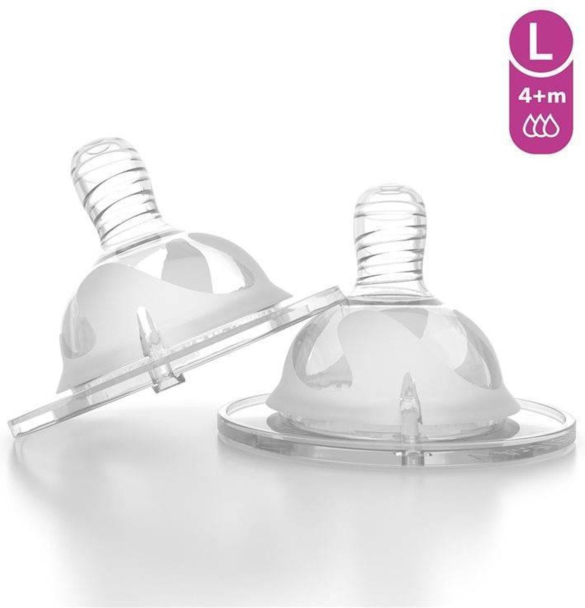 Speen antikoliek- Large +4M ( 2 stuks)   | Twistshake