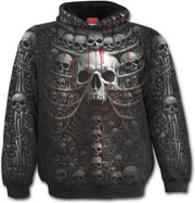Spiral Hoodie/trui -XXL- DEATH RIBS Zwart