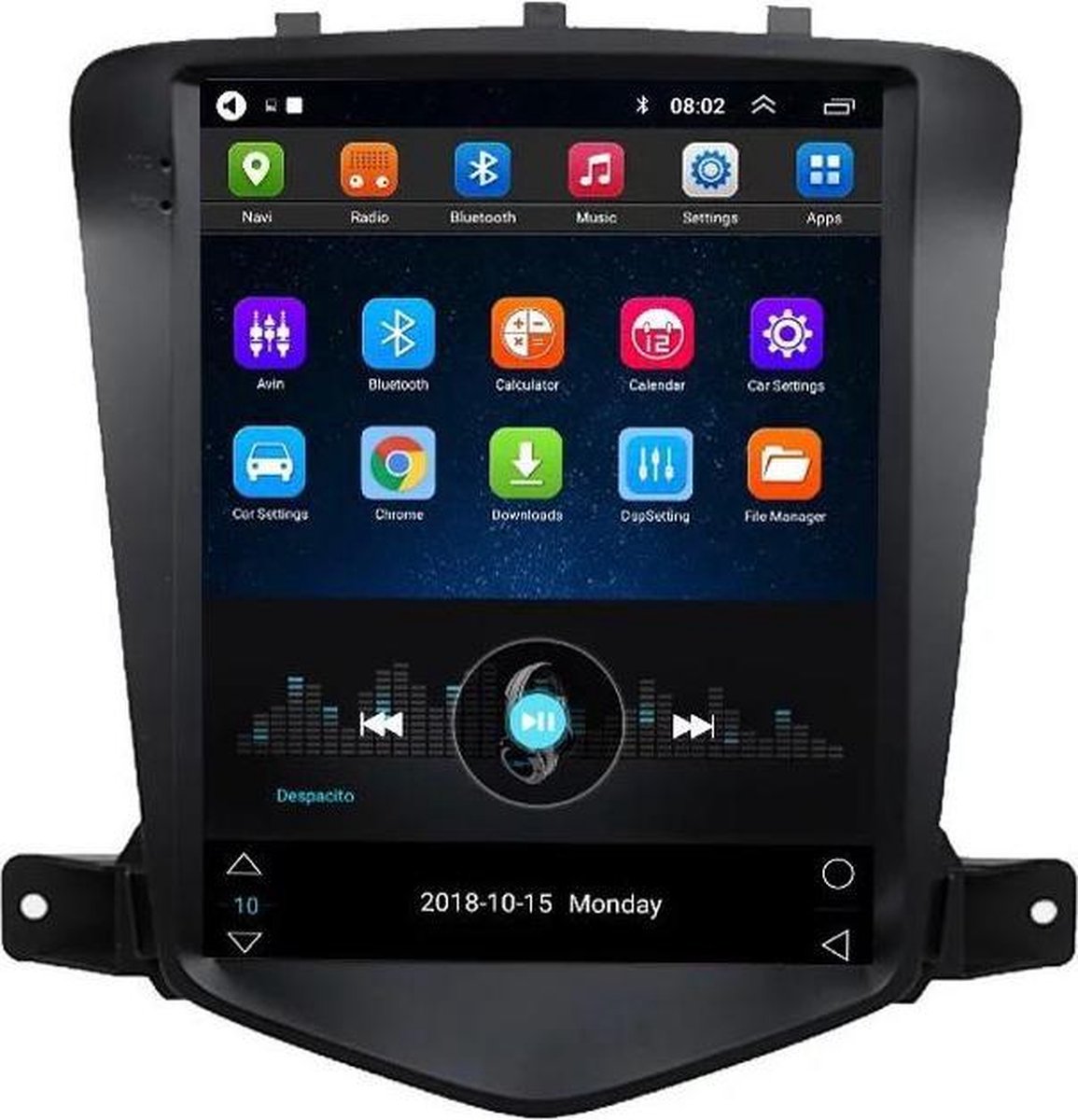 Chevrolet Cruze 2009-2013 Android navigatie 2+32GB 4core Bluetooth USB WiFi