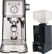 Solis Barista Perfetta Plus 1170 Espressomachine + Eureka Mignon Black 1663 Koffiemolen