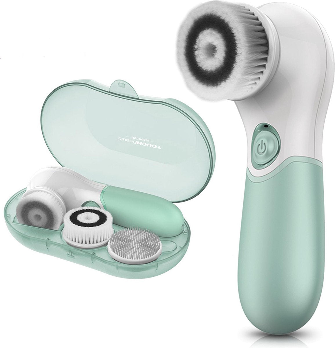 UMKO Elektrische 3-in-1 Gezichtsreinigingsborstel met Opbergdoos - Blackhead Remover - Apparaat voor Gezicht Reiniging - Gezichtsreiniger - Gezichtreinigingsborstel - Gezichtsborstel - Make-up Verwijderaar