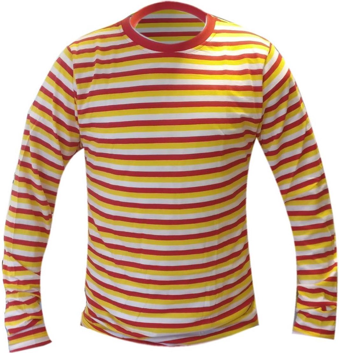 Oeteldonk dorustrui | rood - wit - geel | Maat XXXL