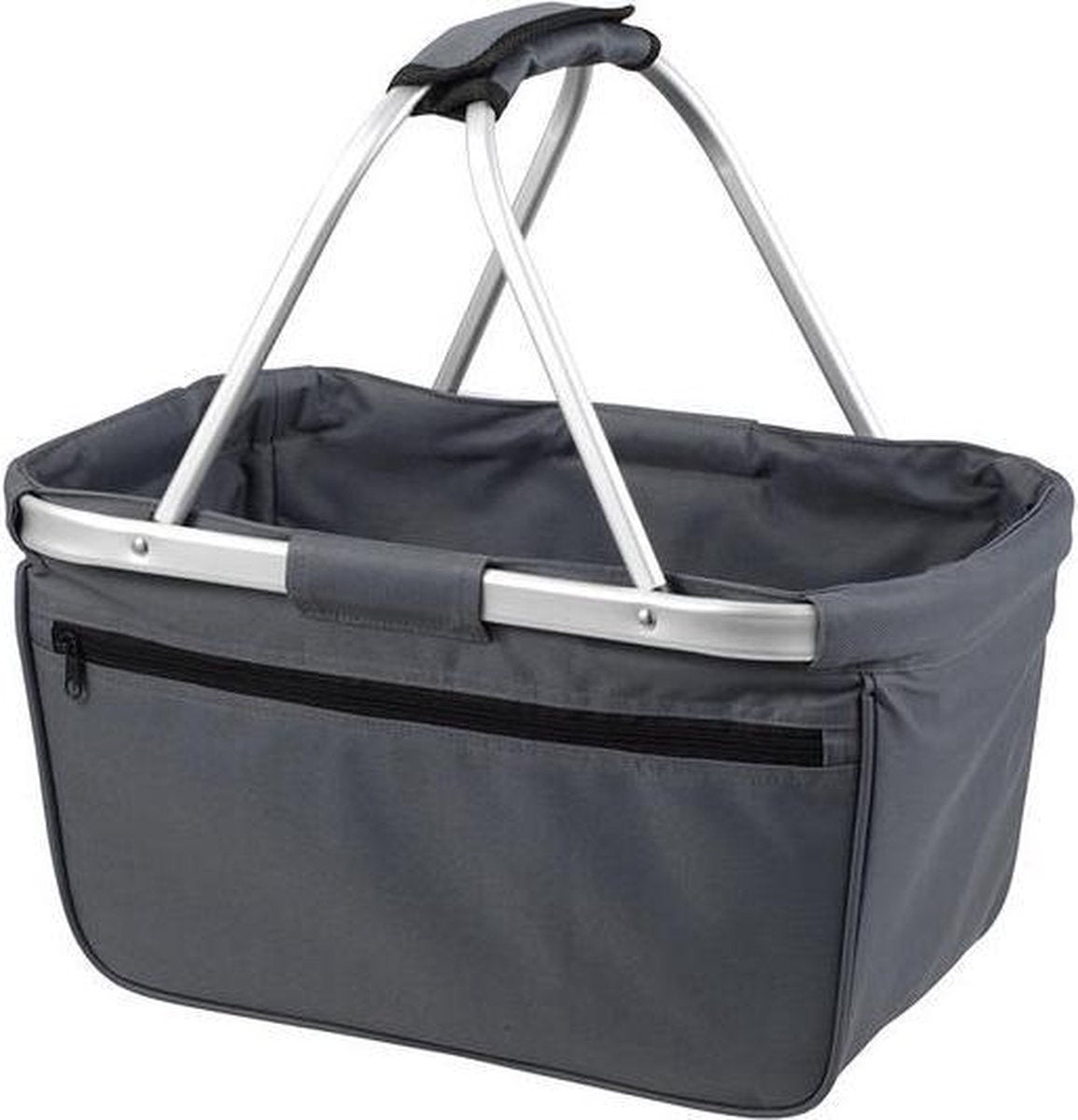 Shopper-Basket – Boodschappenmand –  opvouwbaar antraciet