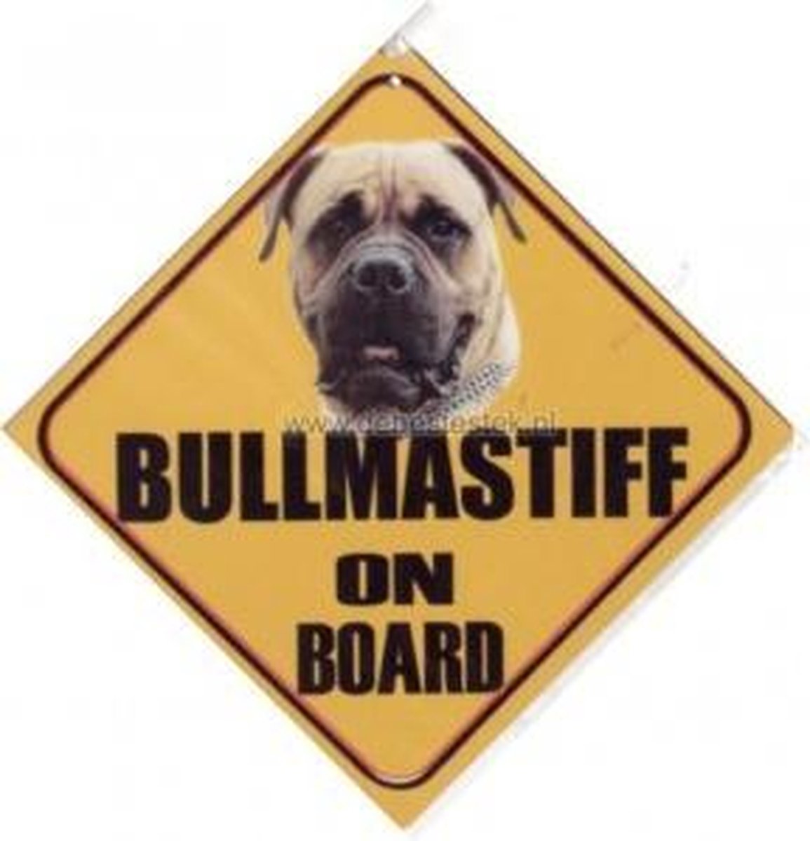 Autobordje Bullmastiff Blond