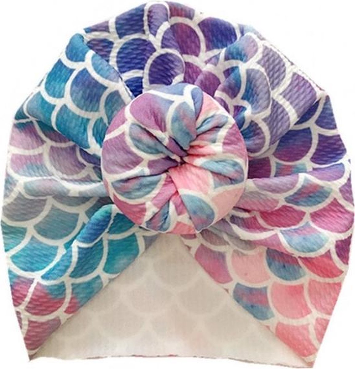Baby Haarband -Baby Tulband - Baby Haaraccessoires Meisje - 0 tot 12 maanden Paars Roos Blauw