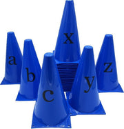 Pionnen Set Alfabet - 26 delig - A t/m Z BLAUW