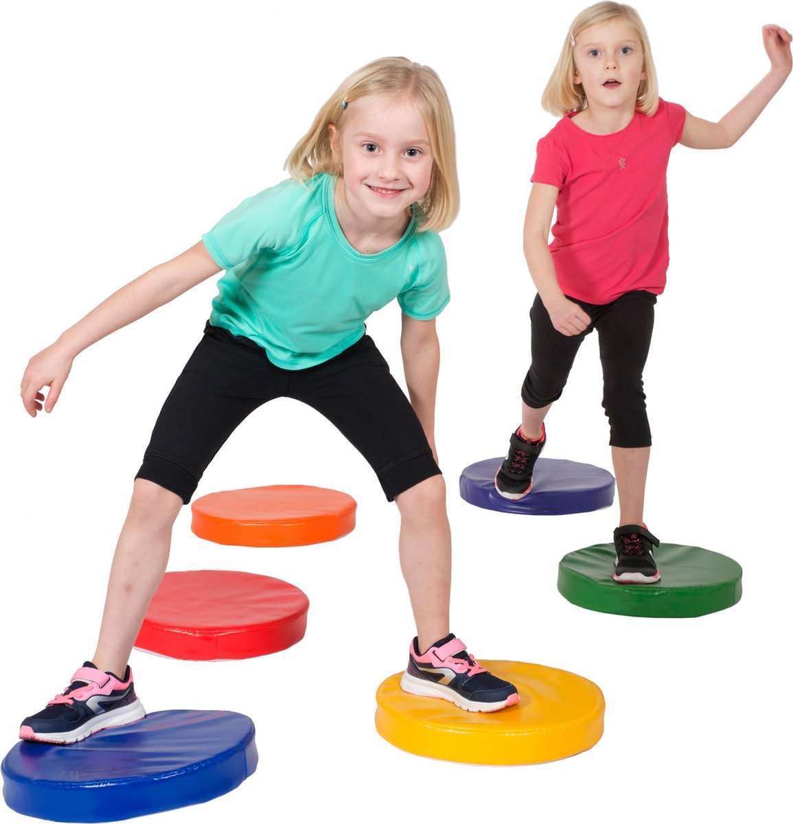 6 Balance Steps met geluid| Balanskussens | set van 6