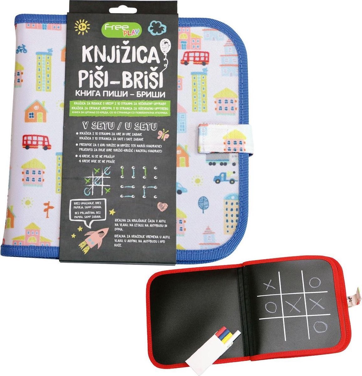 FreeON FreePlay Chalk It - Kalk tekenboekje City