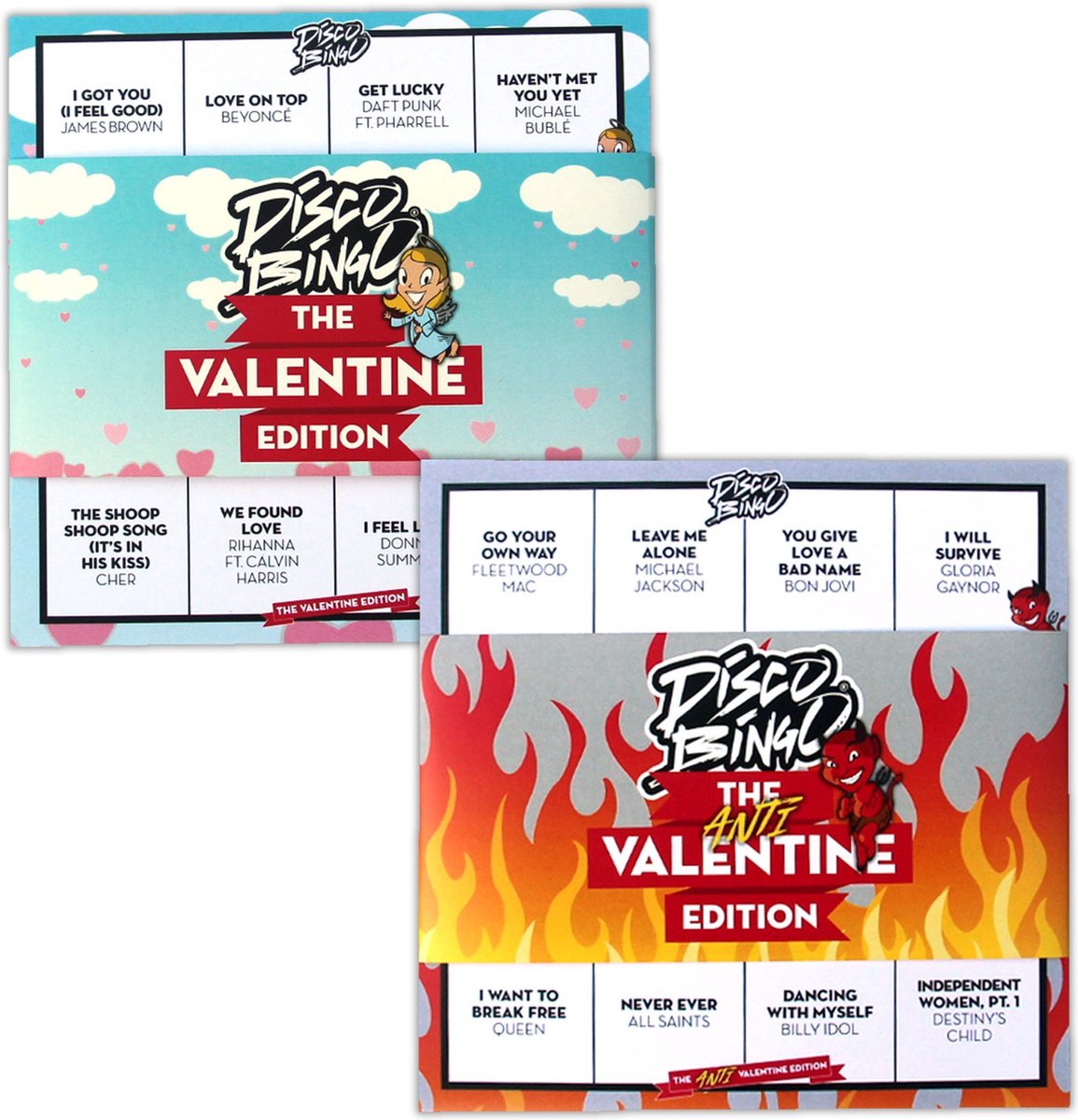 Disco Bingo The Valentine & The ANTI Valentine Edition