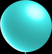 50 stuks - Decoratie ballon metallic licht blauw 28 cm professionele kwaliteit