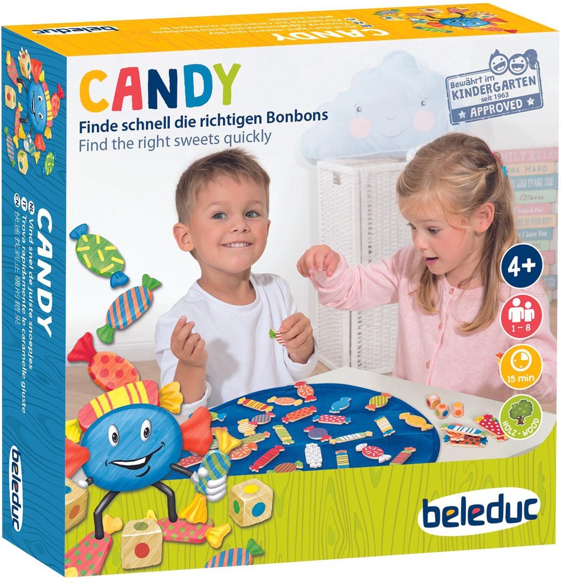 Beleduc Kinderspel Snoep 28 Cm