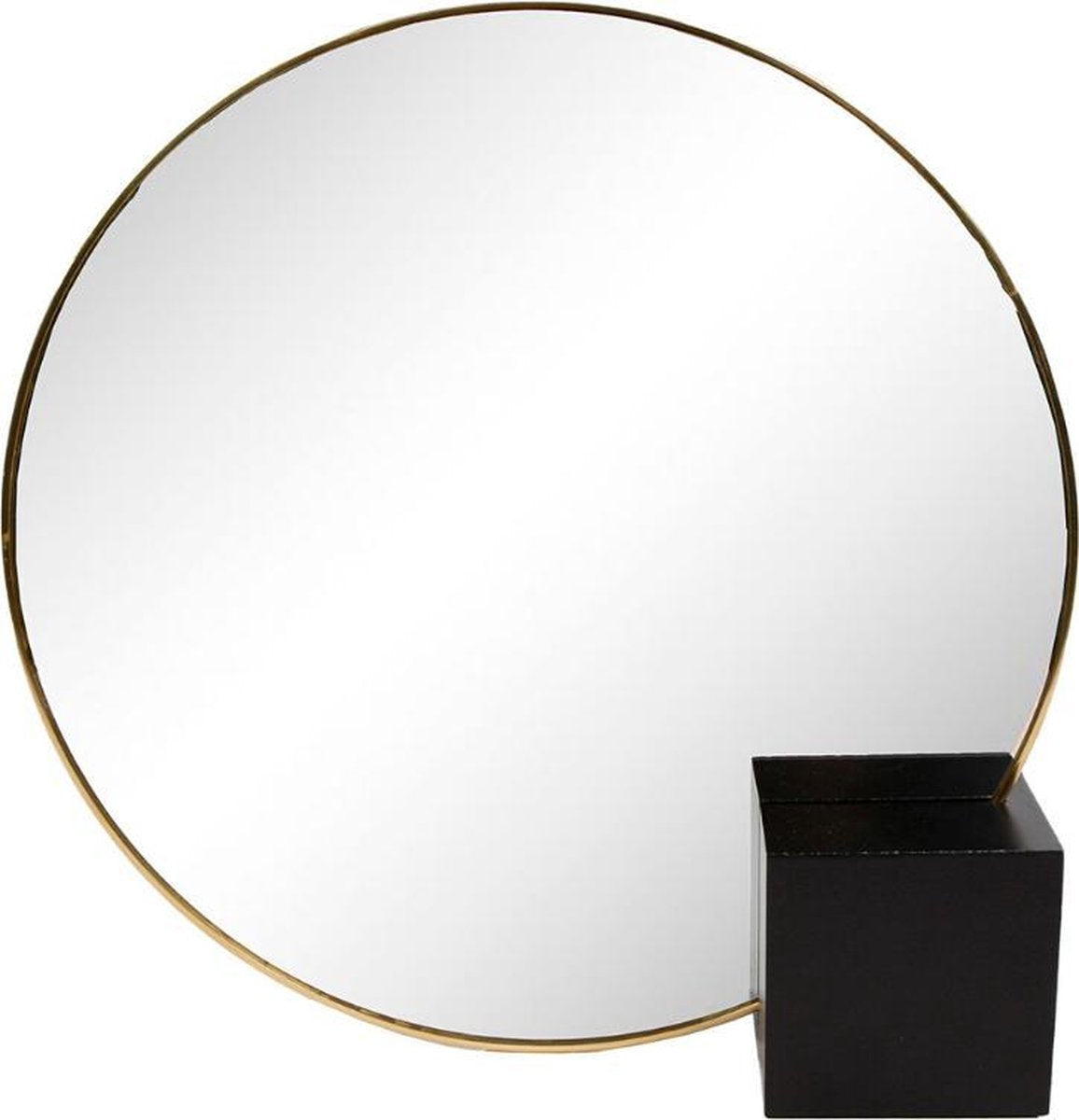 Dulaire Tafelspiegel Rond Zwart Modern Ø 30 cm