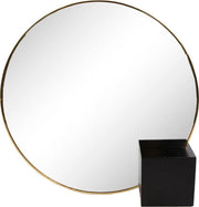 Dulaire Tafelspiegel Rond Zwart Modern Ø 30 cm