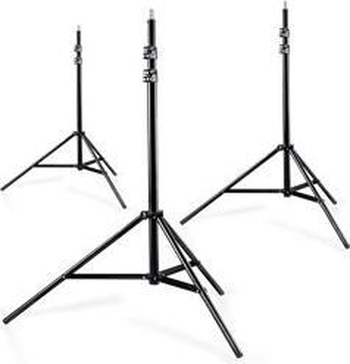 Walimex Set van 3 WT-806 Lamp Statieven