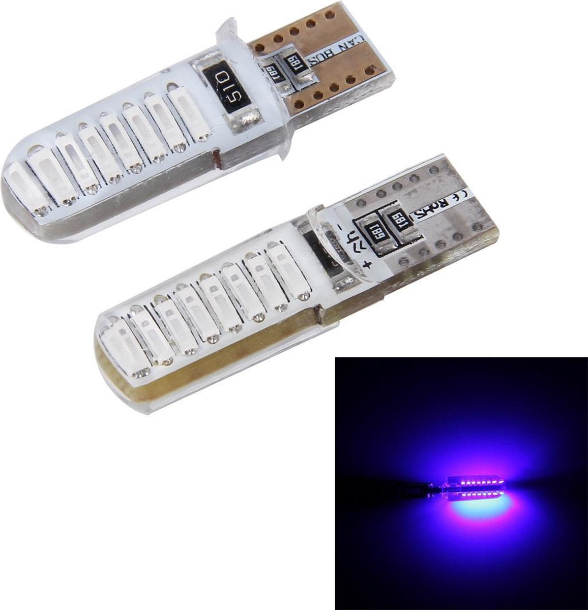 2 STKS T10 3 W 16 SMD-4014 LED's Auto-opruimingslichten Lamp