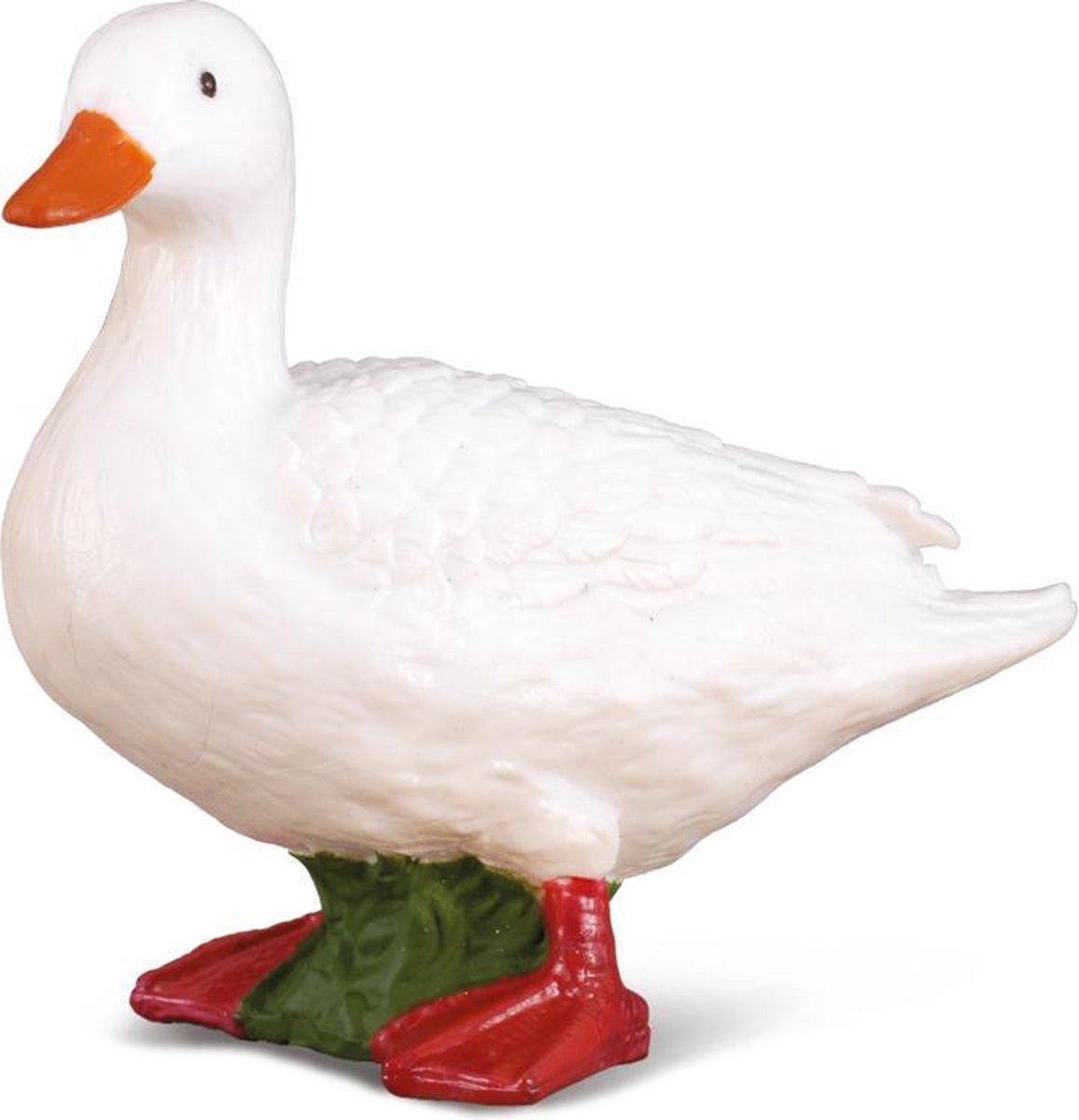 Collecta Boerderijdieren (S): WITTE EEND 5.2x3x5cm