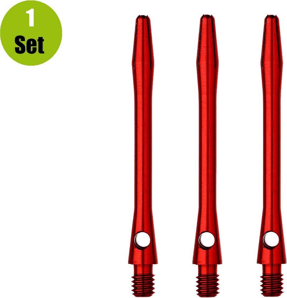 Winmau Aluminium Dart Shafts - Rood - Medium - (1 Set)