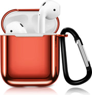 AirPods Hoesje – Metallic Soft Case – Rood
