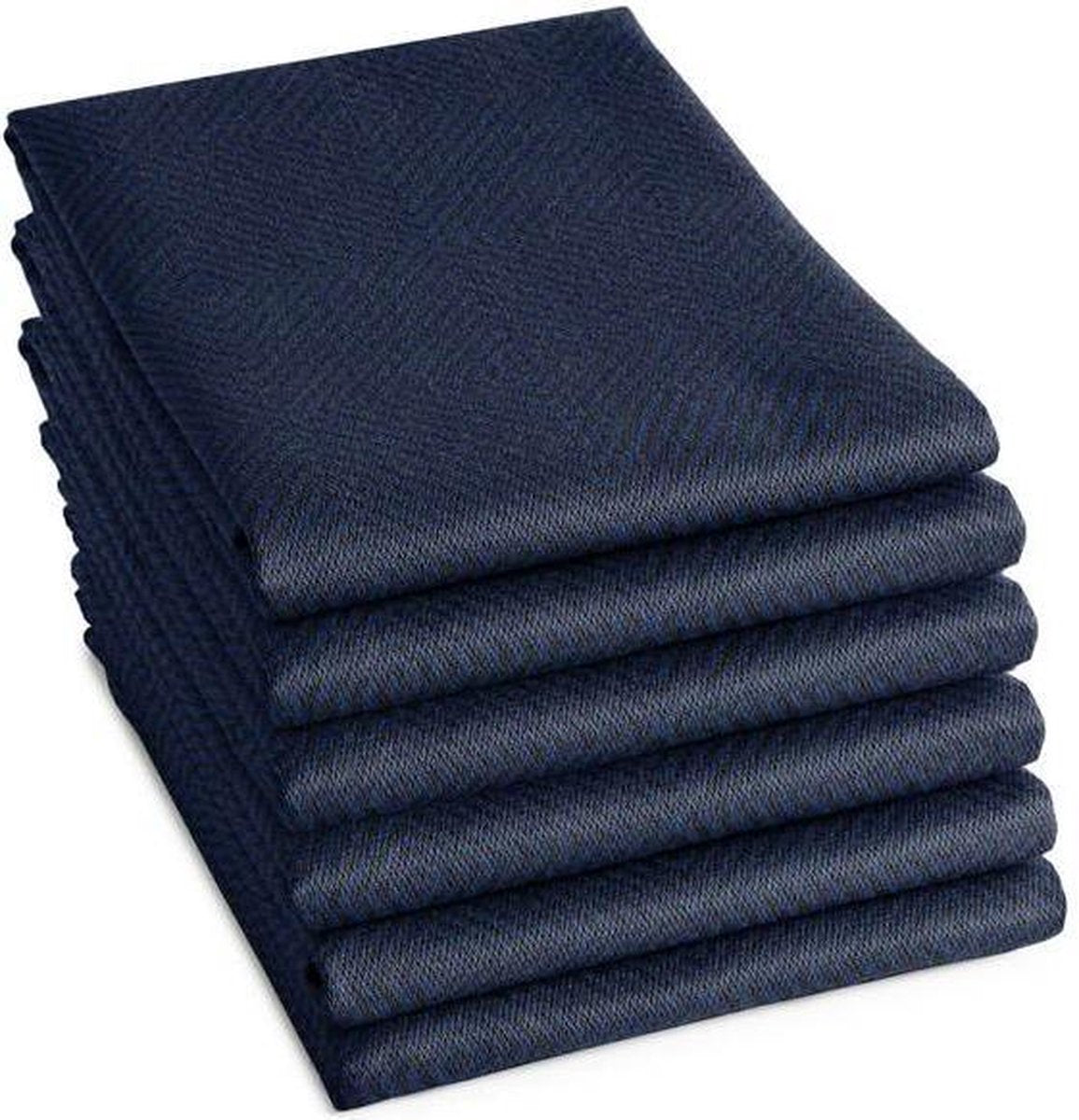 DDDDD Cisis - Theedoek - 60x65 cm - Set van 6 - Navy