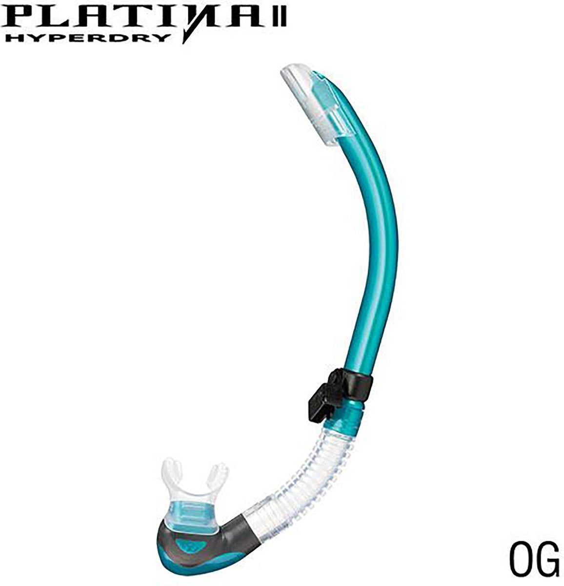 TUSA Hyperdry Platina II snorkel - ocean green