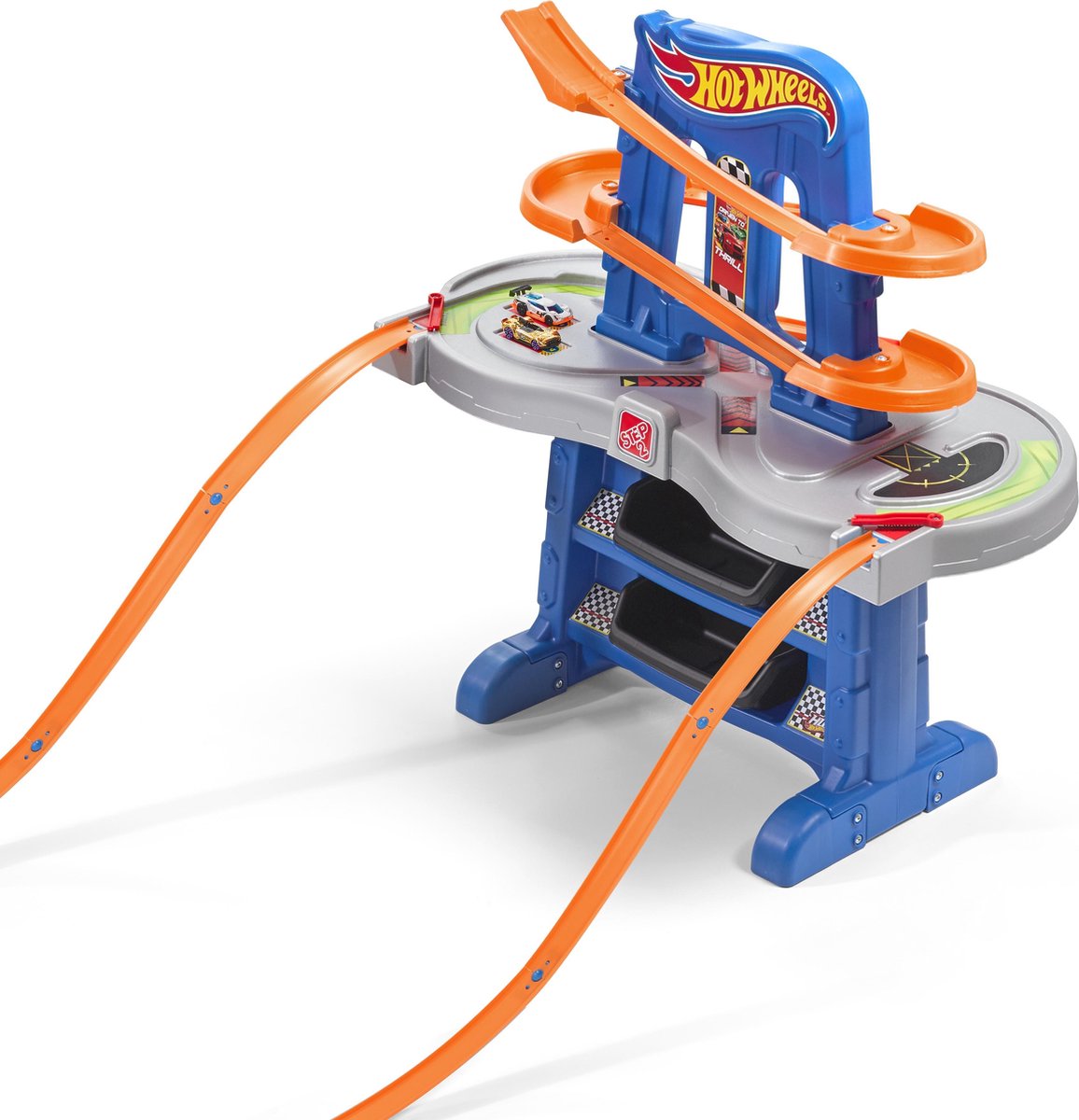 Step2 Racebaan Hot Wheels Road Rally Blauw - 2