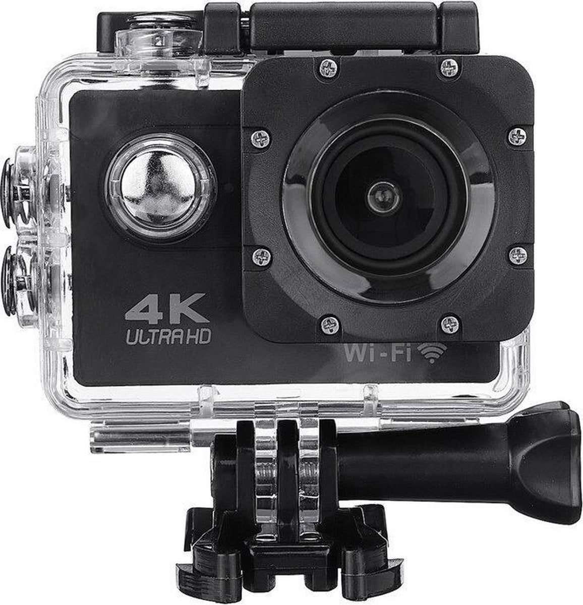 DrPhone Adventure Cam – Action Cam - 1080P Full HD – Waterdicht - 170 ° Gezichtsveld – Wifi - Zwart