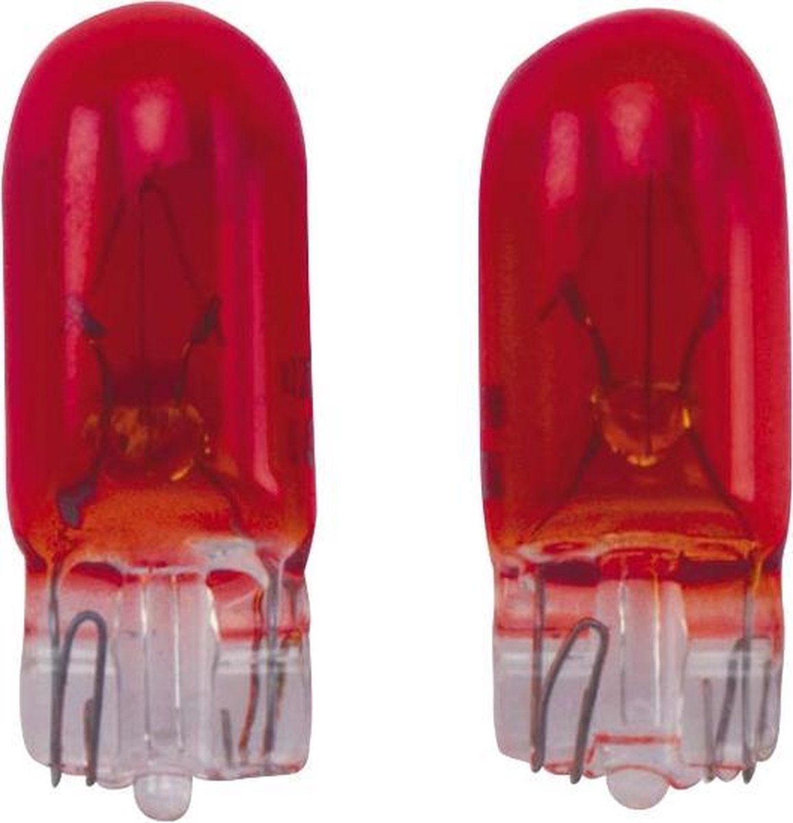 AutoStyle T-10 12V/5W Lampen 12V Rood (Coated)