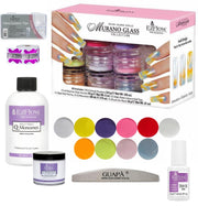 GUAPÀ® Acryl Nagels Starterspakket 10 Kleuren Poeders Acryl - Acryl Nagels Starter Kit - Nail Art Set | Neon & Pastel