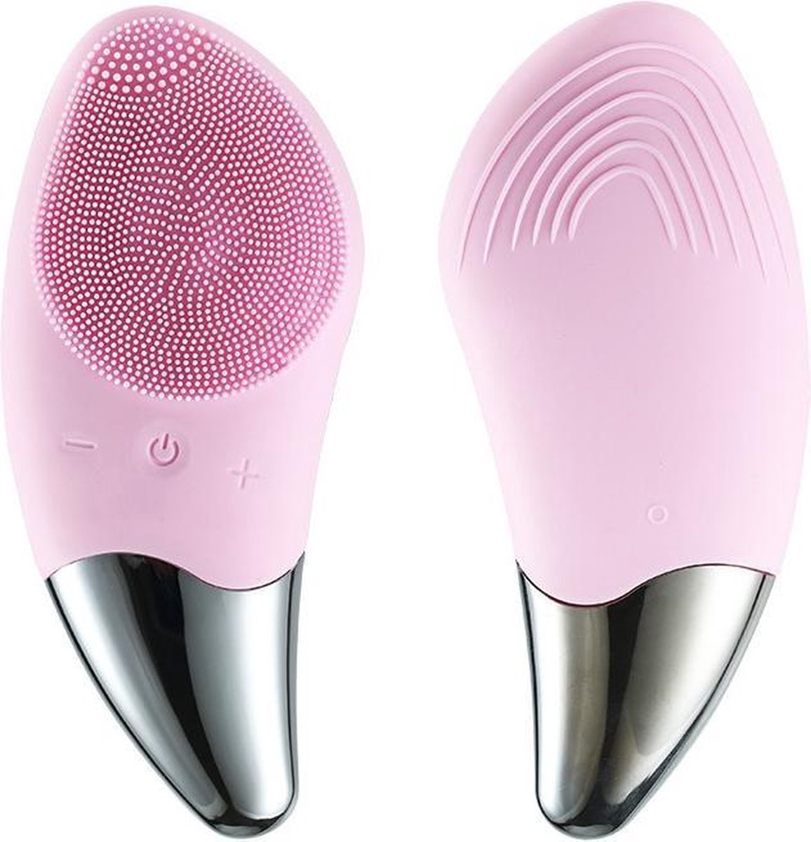 Gezichtsborstel Elektrisch Siliconen - Roze - Gezichtsreiniger USB Oplaadbaar - Waterproof Facebrush
