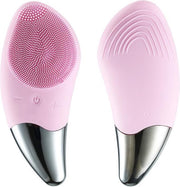 Gezichtsborstel Elektrisch Siliconen - Roze - Gezichtsreiniger USB Oplaadbaar - Waterproof Facebrush
