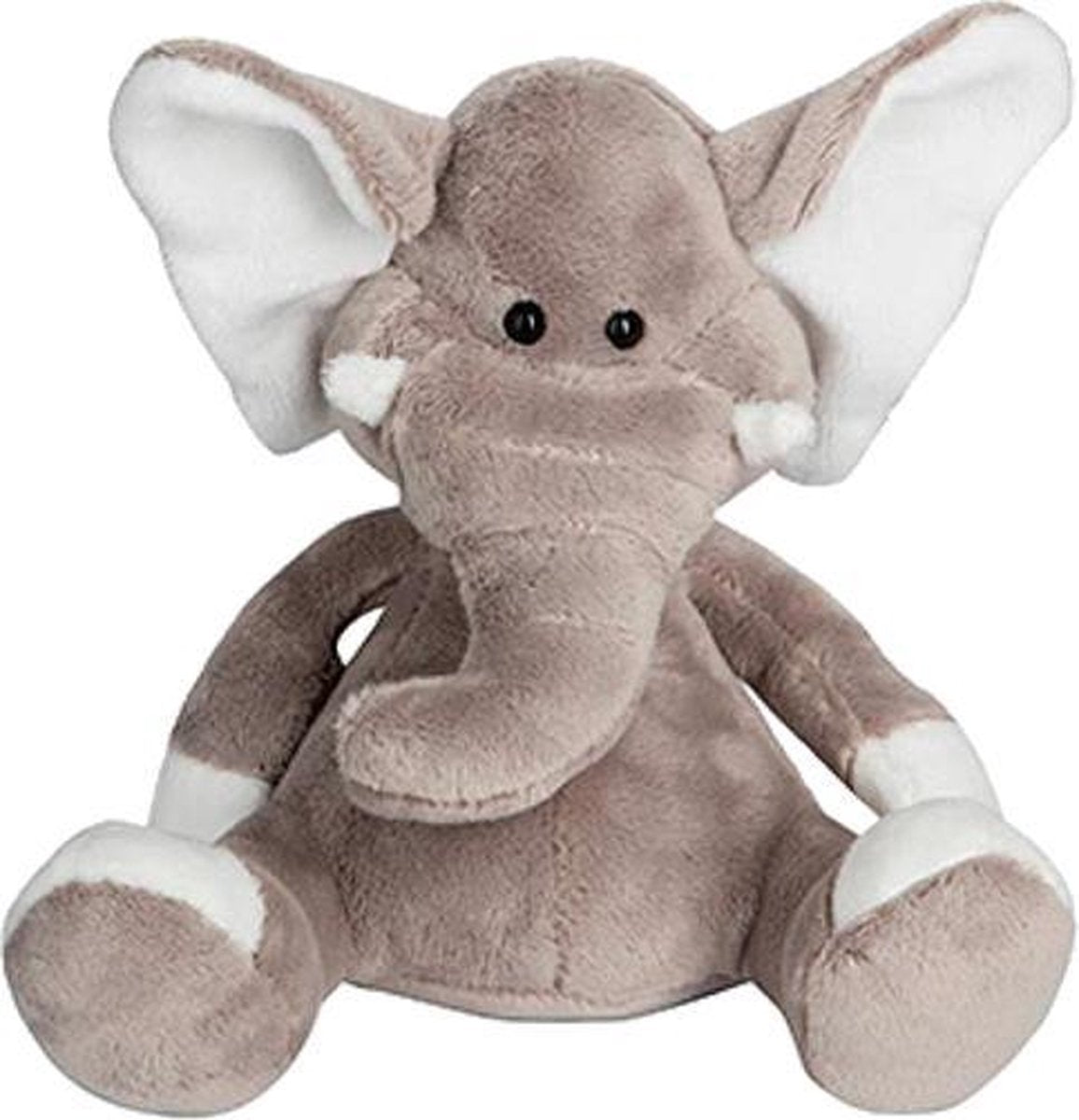 Pluche Olifant knuffel - 19cm - Grijs