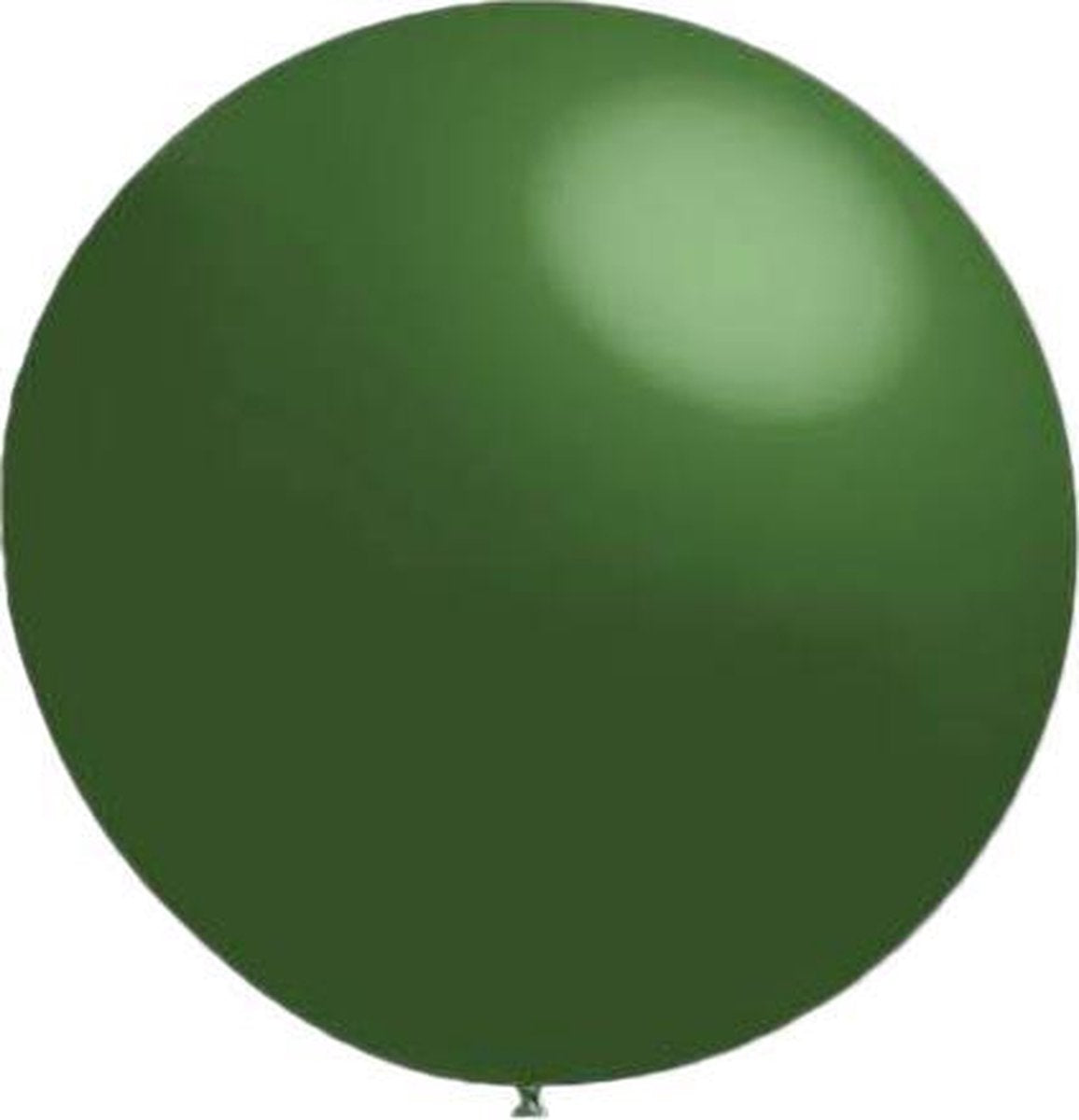 100 stuks - Decoratieballonnen donker groen 28 cm pastel professionele kwaliteit