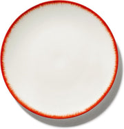 Serax Ann Demeulemeester Dé bord D28cm off white/red var2