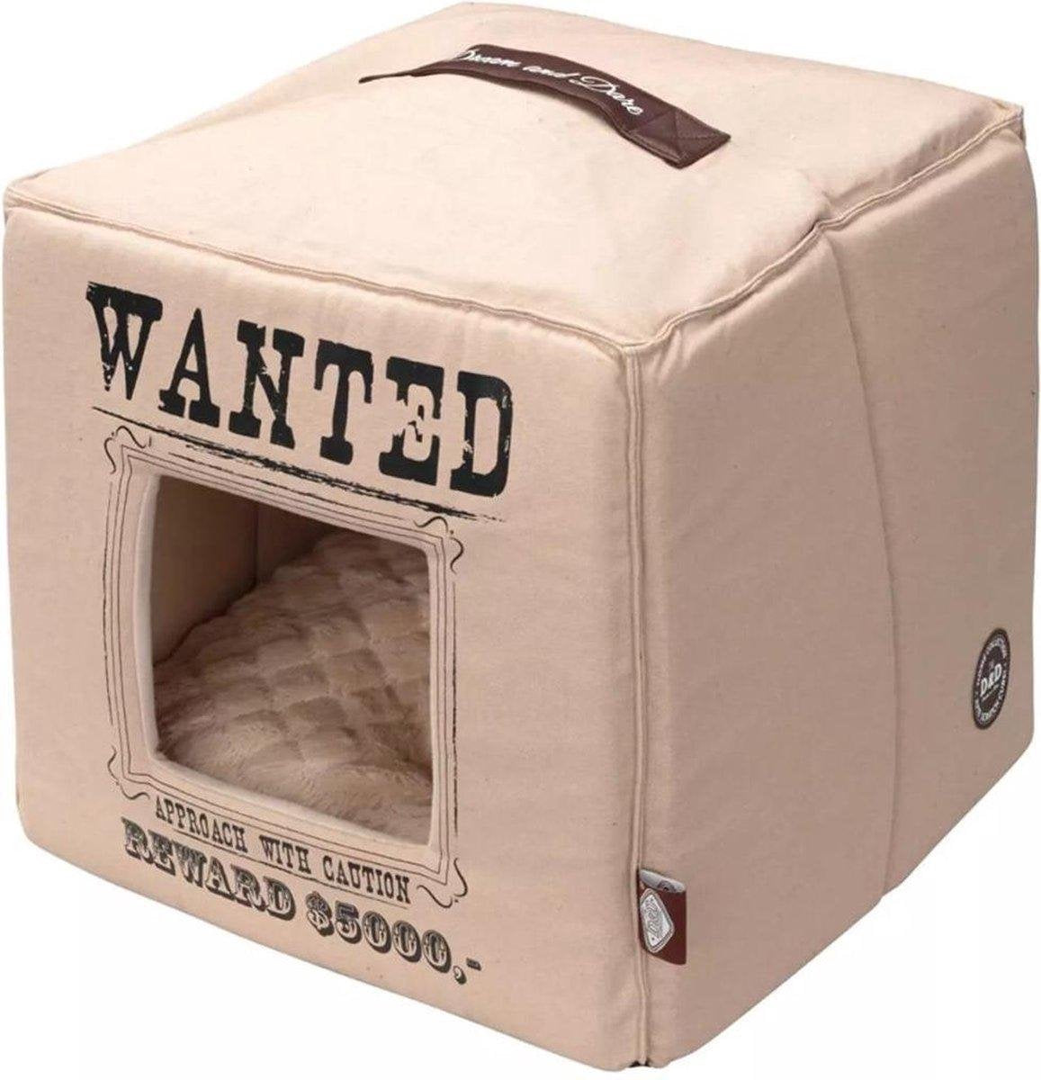 D&D Home collection wanted petcube Beige 40x40x40CM
