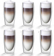Grote Dubbelwandige Caffe latte glazen 0